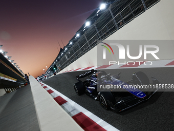 Carlos Sainz during the Formula 1 post-season testing at Yas Marina Cicuit in Abu Dhabi, United Arab Emirates on December 10, 2024. (