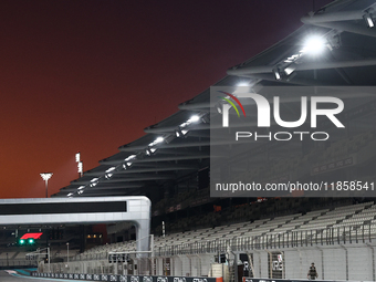 Charles Leclerc of Ferrari during the Formula 1 post-season testing at Yas Marina Cicuit in Abu Dhabi, United Arab Emirates on December 10,...