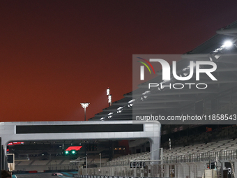 Charles Leclerc of Ferrari during the Formula 1 post-season testing at Yas Marina Cicuit in Abu Dhabi, United Arab Emirates on December 10,...