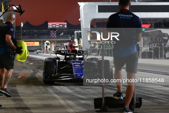 Carlos Sainz during the Formula 1 post-season testing at Yas Marina Cicuit in Abu Dhabi, United Arab Emirates on December 10, 2024. 