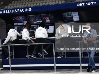 Carlos Sainz during the Formula 1 post-season testing at Yas Marina Cicuit in Abu Dhabi, United Arab Emirates on December 10, 2024. (