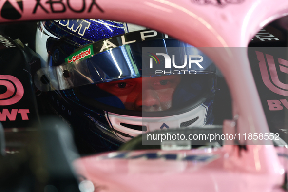 Paul Aron during the Formula 1 post-season testing at Yas Marina Cicuit in Abu Dhabi, United Arab Emirates on December 10, 2024. 