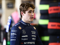 Luke Browning during the Formula 1 post-season testing at Yas Marina Cicuit in Abu Dhabi, United Arab Emirates on December 10, 2024. (