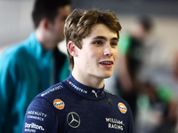 Luke Browning during the Formula 1 post-season testing at Yas Marina Cicuit in Abu Dhabi, United Arab Emirates on December 10, 2024. (