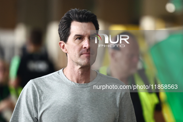 Joseph Kosinski during the Formula 1 post-season testing at Yas Marina Cicuit in Abu Dhabi, United Arab Emirates on December 10, 2024. 