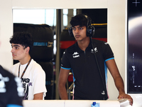 Kabir Anurag during the Formula 1 post-season testing at Yas Marina Cicuit in Abu Dhabi, United Arab Emirates on December 10, 2024. (