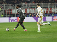 Rafael Leao participates in the Champions League 2024-2025 match between Milan and Stella Rossa Belgrado in Milano, Italy, on December 11, 2...