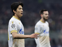 Young-woo Seol participates in the Champions League 2024-2025 match between Milan and Stella Rossa Belgrado in Milano, Italy, on December 11...