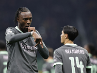 Tammy Abraham participates in the Champions League 2024-2025 match between Milan and Stella Rossa Belgrado in Milano, Italy, on December 11,...