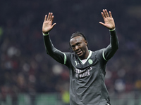 Tammy Abraham participates in the Champions League 2024-2025 match between Milan and Stella Rossa Belgrado in Milano, Italy, on December 11,...