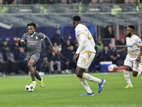 Samuel Chukwueze participates in the Champions League 2024-2025 match between Milan and Stella Rossa Belgrado in Milano, Italy, on December...