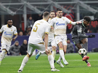 Nemanja Radonjic participates during the Champions League 2024-2025 match between Milan and Stella Rossa Belgrado in Milano, Italy, on Decem...