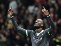 Tammy Abraham participates in the Champions League 2024-2025 match between Milan and Stella Rossa Belgrado in Milano, Italy, on December 11,...