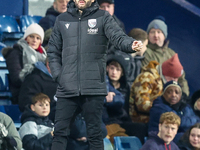 Carlos Corberán manages WBA during the Sky Bet Championship match between West Bromwich Albion and Coventry City at The Hawthorns in West Br...