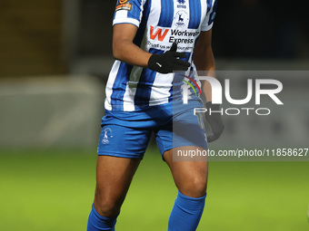 Hartlepool United's Roshaun Mathurin in action during the The Isuzu FA Trophy Third Round match between Hartlepool United and Tamworth at Vi...