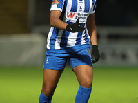 Hartlepool United's Roshaun Mathurin in action during the The Isuzu FA Trophy Third Round match between Hartlepool United and Tamworth at Vi...