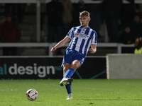 Billy Sass-Davies of Hartlepool United in action during the The Isuzu FA Trophy Third Round match between Hartlepool United and Tamworth at...