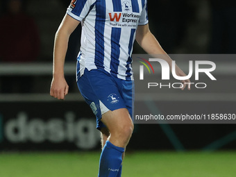 Billy Sass-Davies of Hartlepool United in action during the The Isuzu FA Trophy Third Round match between Hartlepool United and Tamworth at...