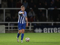 Billy Sass-Davies of Hartlepool United in action during the The Isuzu FA Trophy Third Round match between Hartlepool United and Tamworth at...