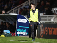 Hartlepool United's Nicky Featherstone warms up during the The Isuzu FA Trophy Third Round match between Hartlepool United and Tamworth at V...