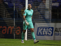 Tamworths' Jas Singh celebrates after saving a penalty during the The Isuzu FA Trophy Third Round match between Hartlepool United and Tamwor...