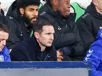 Frank Lampard, manager of Coventry (centre) ahead of kick off during the Sky Bet Championship match between West Bromwich Albion and Coventr...