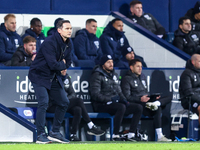 Frank Lampard, manager of Coventry during the Sky Bet Championship match between West Bromwich Albion and Coventry City at The Hawthorns, We...