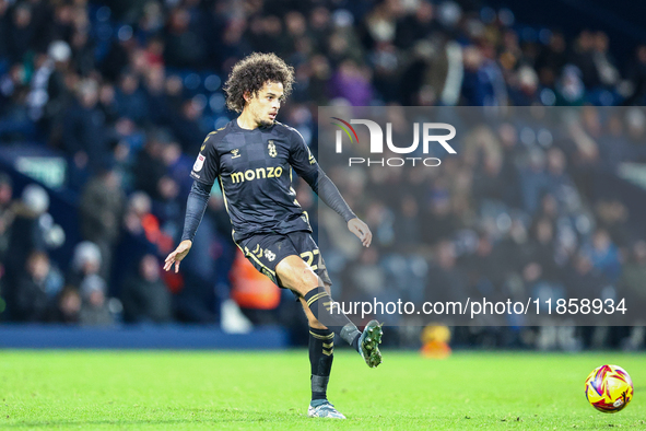 #22, Joel Latibeaudiere of Coventry passes to the centre during the Sky Bet Championship match between West Bromwich Albion and Coventry Cit...