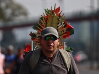 Thousands of Catholic pilgrims continue their journey to the Basilica of Guadalupe for the religious celebration of the Virgin of Guadalupe...