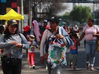 Thousands of Catholic pilgrims continue their journey to the Basilica of Guadalupe for the religious celebration of the Virgin of Guadalupe...