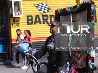 Thousands of Catholic pilgrims continue their journey to the Basilica of Guadalupe for the religious celebration of the Virgin of Guadalupe...