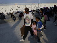 Pilgrims from different states of the Mexican Republic attend the Basilica of Guadalupe in Mexico City, Mexico, on December 11, 2024, for th...