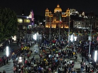 Thousands of Catholic pilgrims arrive at the Basilica of Guadalupe for the religious celebration of the Virgin of Guadalupe Day in Mexico Ci...