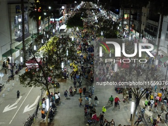 Thousands of Catholic pilgrims arrive at the Basilica of Guadalupe for the religious celebration of the Virgin of Guadalupe Day in Mexico Ci...