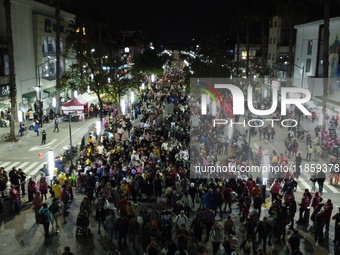 Thousands of Catholic pilgrims arrive at the Basilica of Guadalupe for the religious celebration of the Virgin of Guadalupe Day in Mexico Ci...