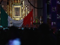 Thousands of Catholic pilgrims arrive at the Basilica of Guadalupe for the religious celebration of the Virgin of Guadalupe Day in Mexico Ci...