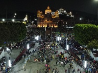 Thousands of Catholic pilgrims arrive at the Basilica of Guadalupe for the religious celebration of the Virgin of Guadalupe Day in Mexico Ci...