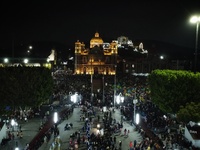 Thousands of Catholic pilgrims arrive at the Basilica of Guadalupe for the religious celebration of the Virgin of Guadalupe Day in Mexico Ci...