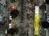 Thousands of Catholic pilgrims arrive at the Basilica of Guadalupe for the religious celebration of the Virgin of Guadalupe Day in Mexico Ci...