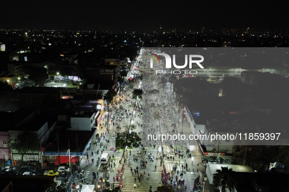 Thousands of Catholic pilgrims arrive at the Basilica of Guadalupe for the religious celebration of the Virgin of Guadalupe Day in Mexico Ci...