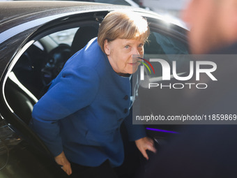 Former German Chancellor Angela Merkel attends the presentation of her book Liberta at Rizzoli Galleria in Milan, Italy, on December 11, 202...