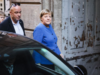 Former German Chancellor Angela Merkel attends the presentation of her book Liberta at Rizzoli Galleria in Milan, Italy, on December 11, 202...