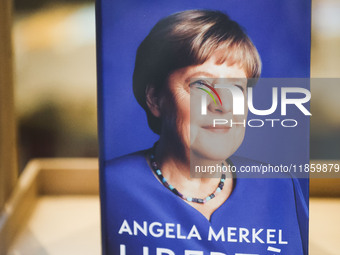 Former German Chancellor Angela Merkel attends the presentation of her book Liberta at Rizzoli Galleria in Milan, Italy, on December 11, 202...