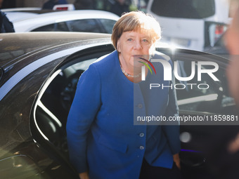 Former German Chancellor Angela Merkel attends the presentation of her book Liberta at Rizzoli Galleria in Milan, Italy, on December 11, 202...