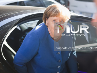 Former German Chancellor Angela Merkel attends the presentation of her book Liberta at Rizzoli Galleria in Milan, Italy, on December 11, 202...