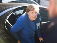 Former German Chancellor Angela Merkel attends the presentation of her book Liberta at Rizzoli Galleria in Milan, Italy, on December 11, 202...