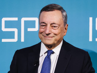 Mario Draghi attends the ceremony of conferring the ISPI 2024 Prize at Palazzo Clerici in Milan, Italy, on December 9, 2024 (