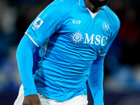 Romelu Lukaku of SSC Napoli looks on during the serie Serie A Enilive match between SSC Napoli and SS Lazio at Stadio Diego Armando Maradona...