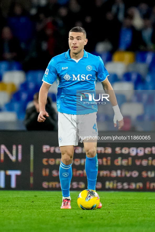 Alessandro Buongiorno of SSC Napoli during the serie Serie A Enilive match between SSC Napoli and SS Lazio at Stadio Diego Armando Maradona...