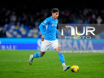 Mathias Olivera of SSC Napoli during the serie Serie A Enilive match between SSC Napoli and SS Lazio at Stadio Diego Armando Maradona on Dec...